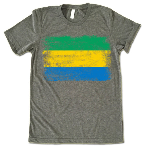 Gabon Flag Shirt