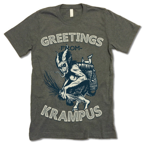 Christmas Greetings From Krampus T-Shirt