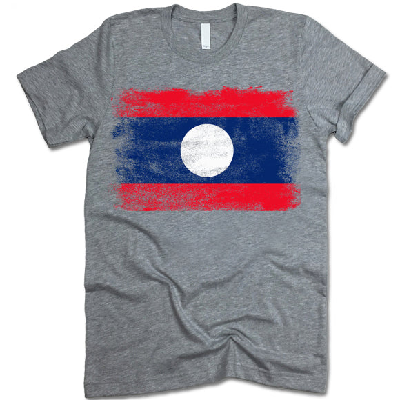 Laos Flag T-shirt
