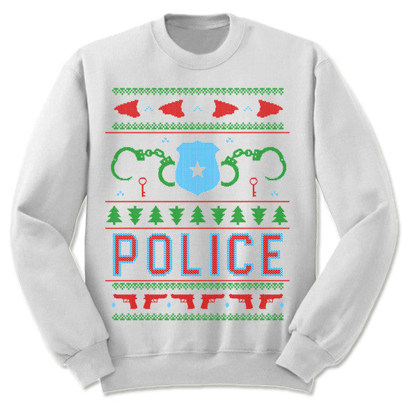 Police Christmas Sweatshirt