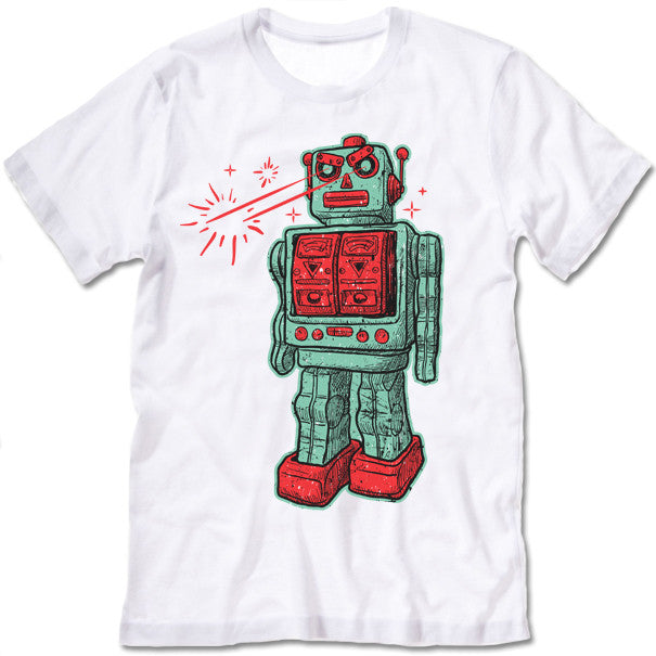 Vintage Evil Robot T-Shirt