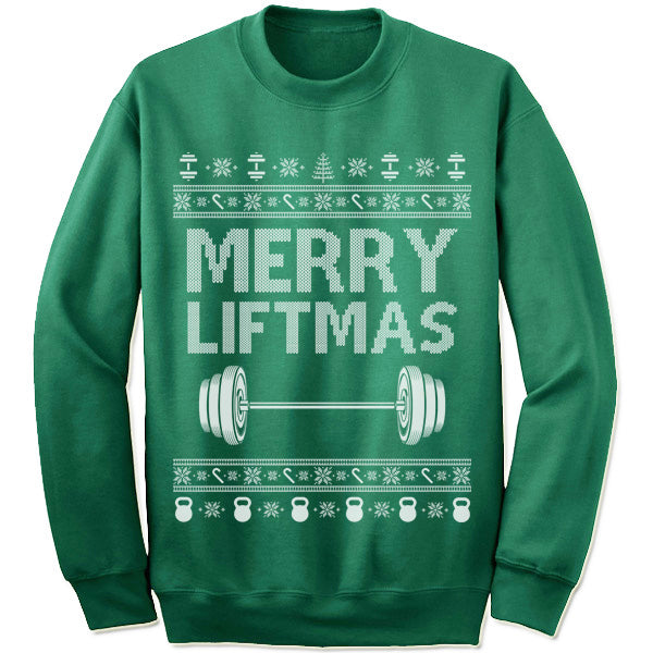 Merry Liftmas Ugly Christmas Sweater