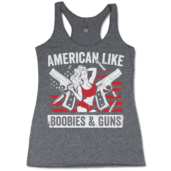 American Like Boobies And Guns Tribland Tanks