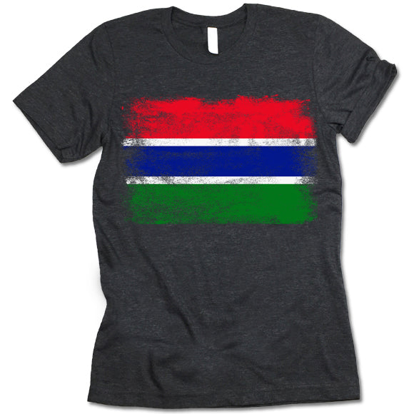 Gambia Flag shirt