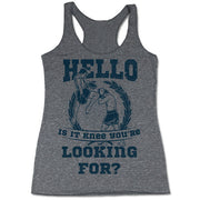Hello Is It Knee You're Looking For? Triblend Tank Top