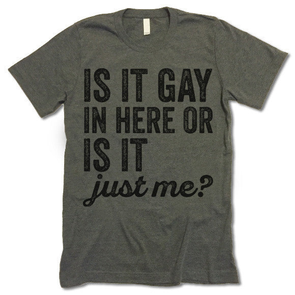 Is It Gay In Here Or Is It Just Me T-Shirt