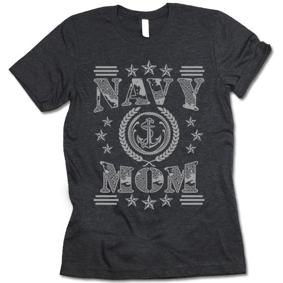 Navy Mom T-shirt