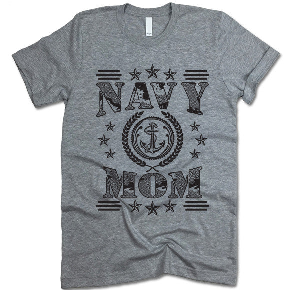 Navy Mom T-shirt