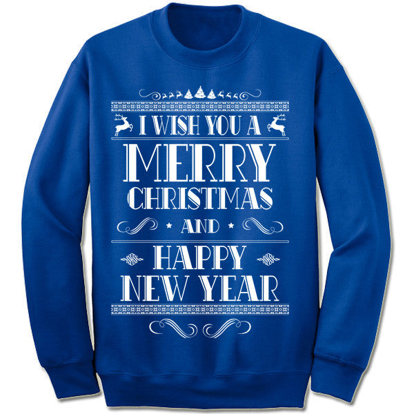 Merry Christmas and Happy New Year Sweater