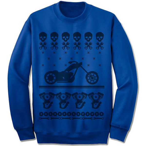 Motorcycle Christmas Sweatshirt