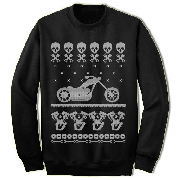 Motorcycle Christmas Sweatshirt
