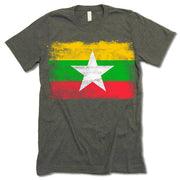 Myanmar Flag shirt