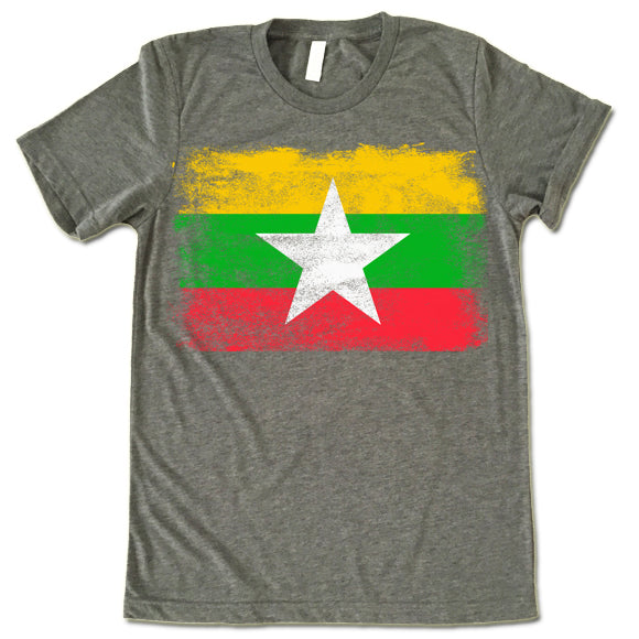 Myanmar Flag T-shirt
