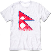 Nepal flag shirt