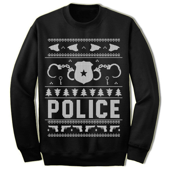 Police Christmas Sweatshirt