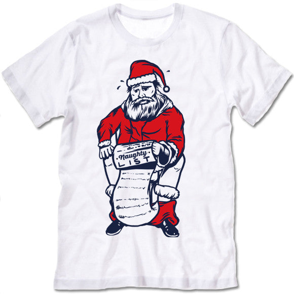 Santa's Naughty List Christmas T-Shirt