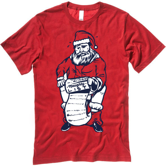 Santa's Naughty List Christmas T-Shirt