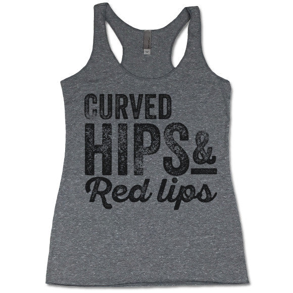 Curved Hips & Red Lips Tank Top