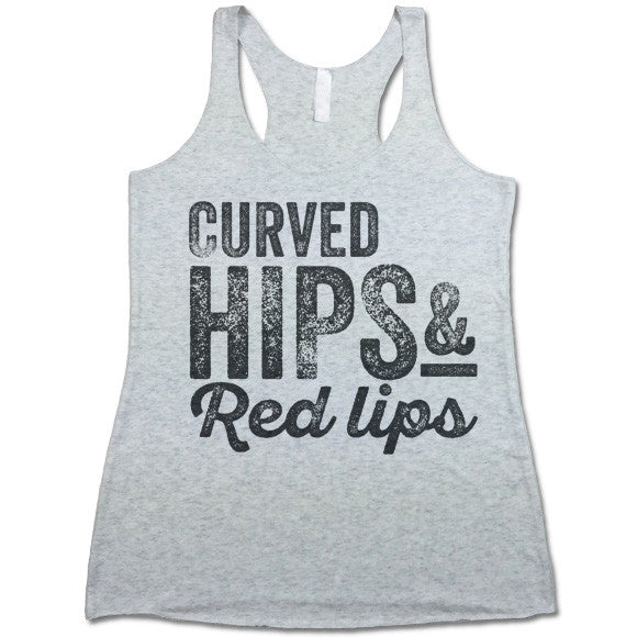 Curved Hips & Red Lips Tank Top