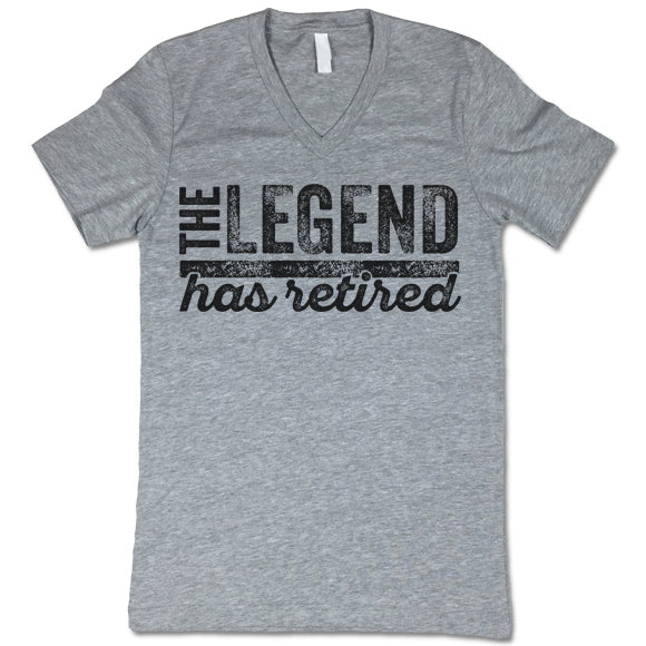 The Legend Has Retired V-Neck T-Shirt