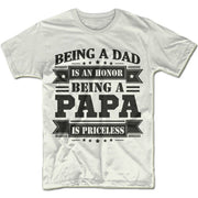 Being a Dad is an Honor Being a Papa is Priceless Shirt_4