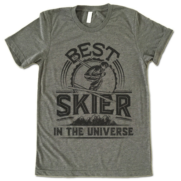 Best Skier T shirt