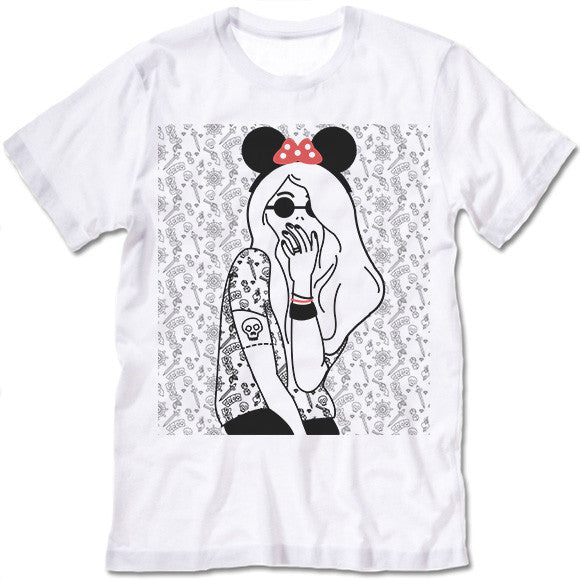 Hipster Minie Mickey T Shirt