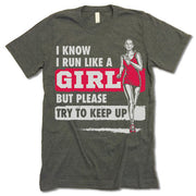 I Run Like A Girl Workout Shirt
