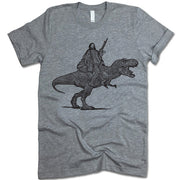 Jesus Riding A Dinosaur T Shirt