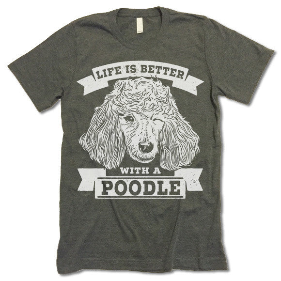 Poodle tee sale shirts