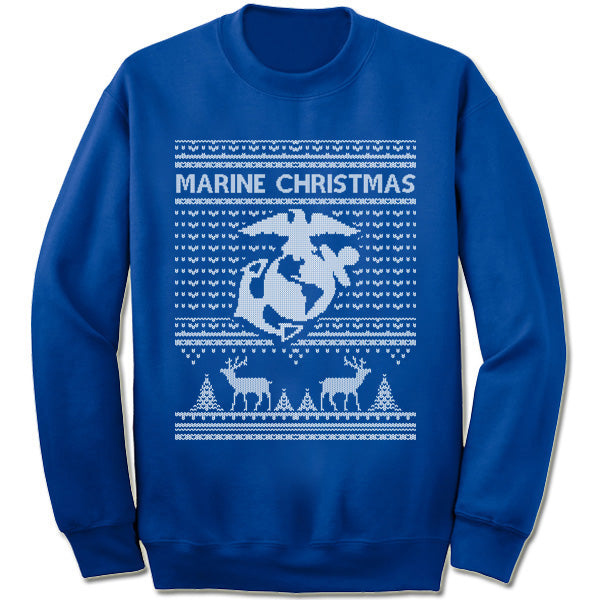 Marine Christmas Sweatshirt