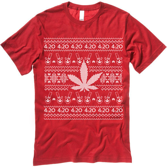 Marijuana Christmas T Shirt