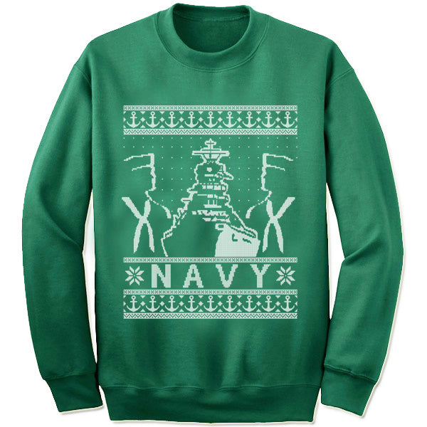 Navy Christmas Sweatshirt