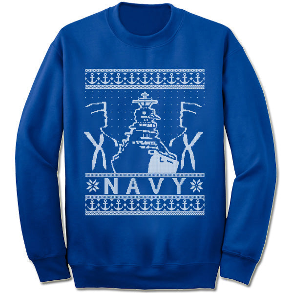 Navy Christmas Sweatshirt