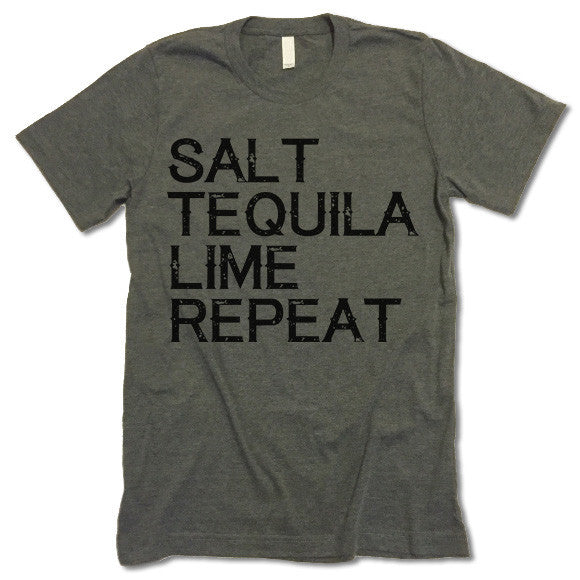 Salt Tequila Lime Repeat Shirt