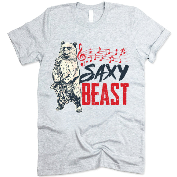 Saxy Beast Saxophone T Shirt