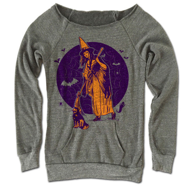 The Witches Broom Off Shoulder Sweater
