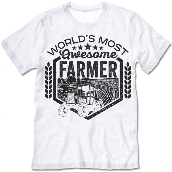 Awesome Farmer T-Shirt - Gifted Shirts
