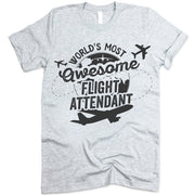 World's Most Awesome Flight Attendant T-Shirt