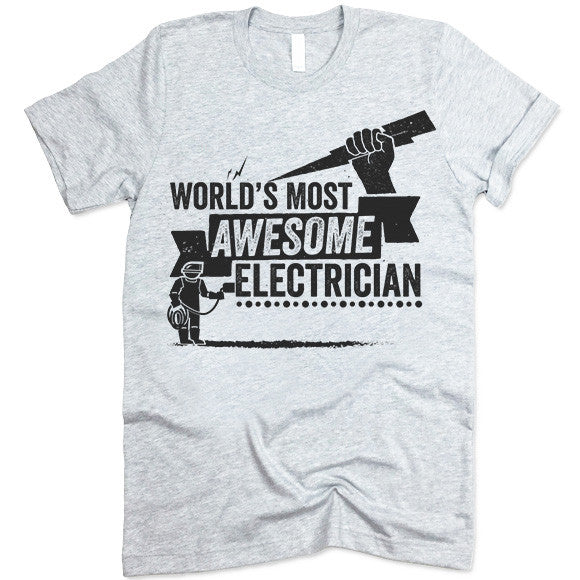 cool electrician t shirts